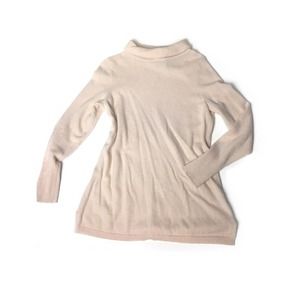 Light Pink Cashmere Roll Neck Sweater